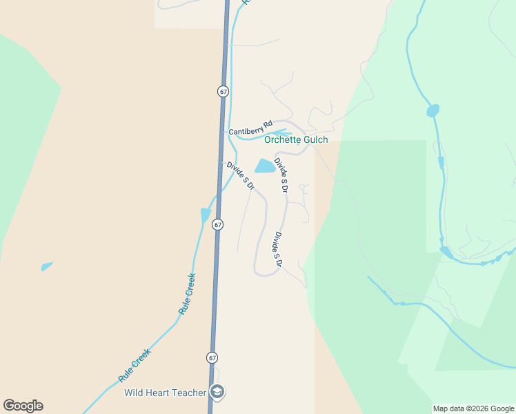 map of restaurants, bars, coffee shops, grocery stores, and more near 27 Worley Road in Divide