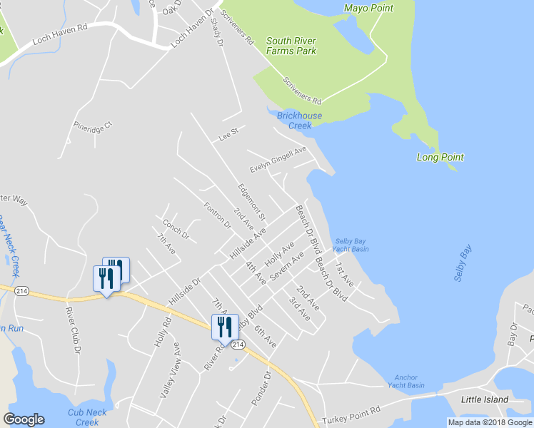 map of restaurants, bars, coffee shops, grocery stores, and more near 3631 Edgemont Street in Edgewater