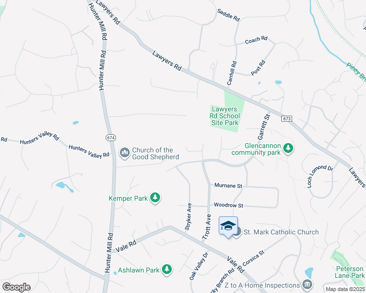 map of restaurants, bars, coffee shops, grocery stores, and more near 2210 Trott Avenue in Vienna