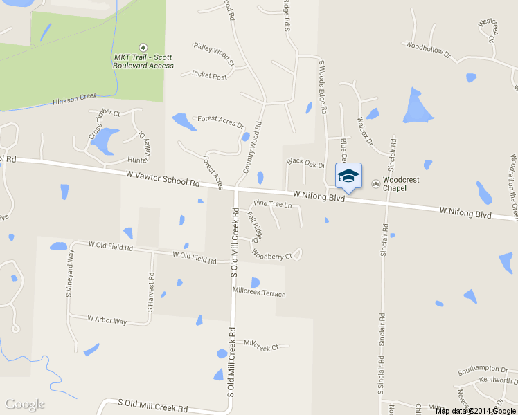 map of restaurants, bars, coffee shops, grocery stores, and more near 2800 Pine Tree Ln in Columbia