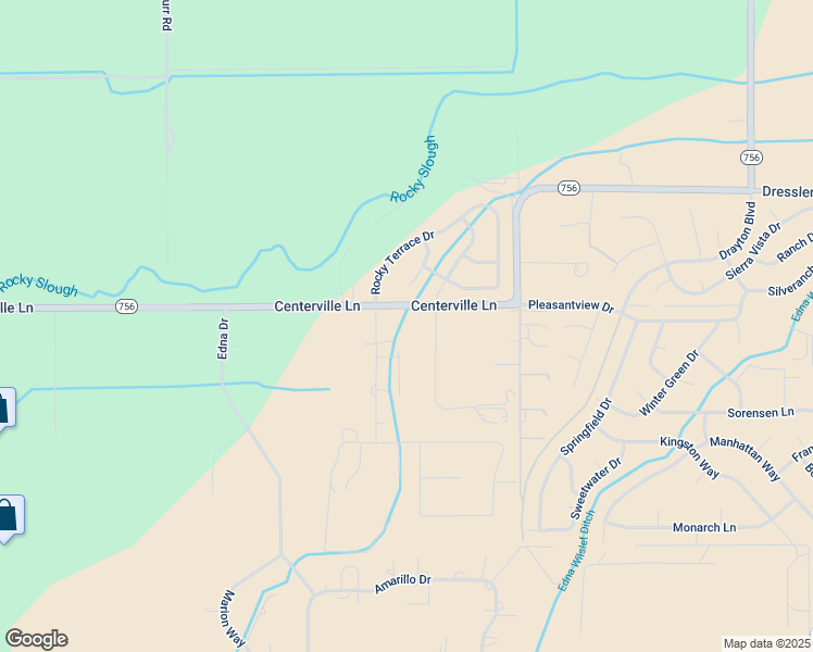 map of restaurants, bars, coffee shops, grocery stores, and more near 1105 Centerville Lane in Gardnerville