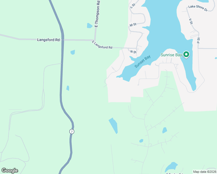 map of restaurants, bars, coffee shops, grocery stores, and more near 53N Lake Shore Drive in Lake Lotawana