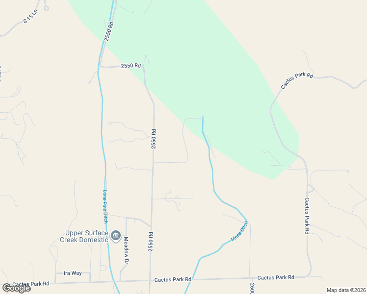 map of restaurants, bars, coffee shops, grocery stores, and more near 17692 2550 Road in Cedaredge