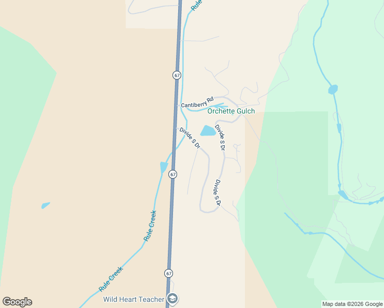 map of restaurants, bars, coffee shops, grocery stores, and more near 27 Worley Road in Divide