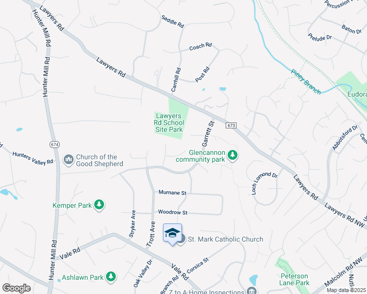 map of restaurants, bars, coffee shops, grocery stores, and more near 10022 Lochness Court in Vienna