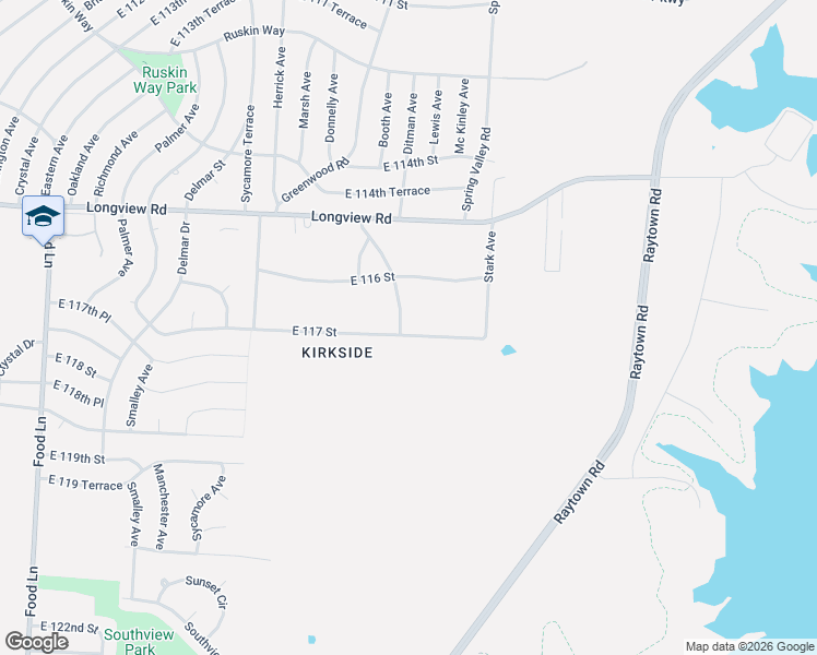 map of restaurants, bars, coffee shops, grocery stores, and more near 11621 Mc Kinley Avenue in Kansas City