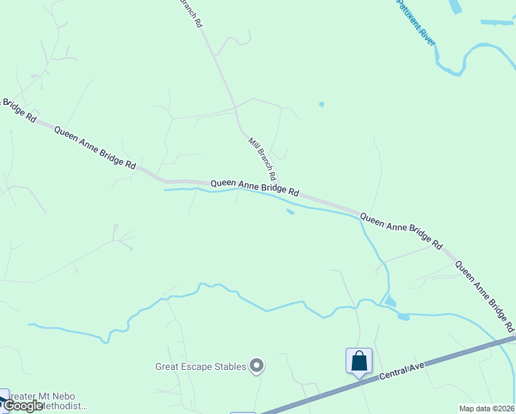 map of restaurants, bars, coffee shops, grocery stores, and more near 17705 Queen Anne Bridge Road in Bowie