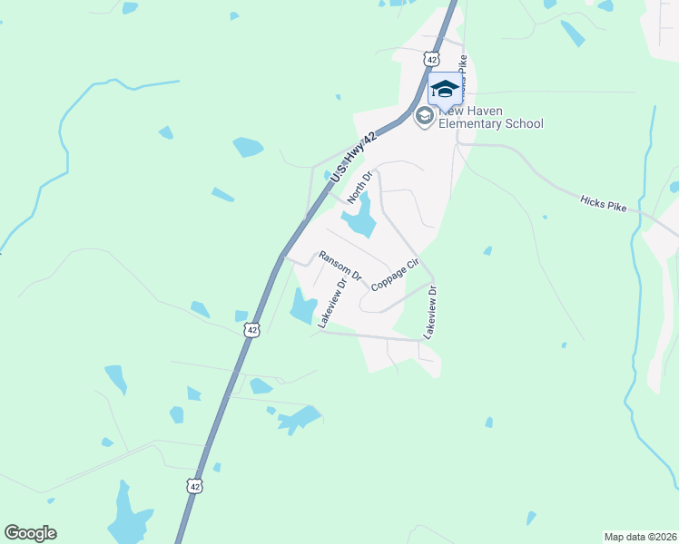 map of restaurants, bars, coffee shops, grocery stores, and more near 1917 Ransom Drive in Union