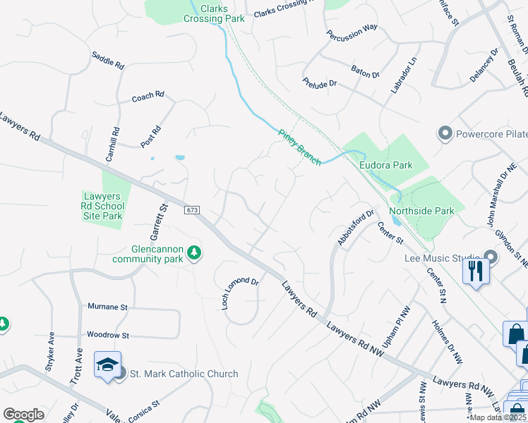 map of restaurants, bars, coffee shops, grocery stores, and more near 9792 Meadow Valley Drive in Vienna