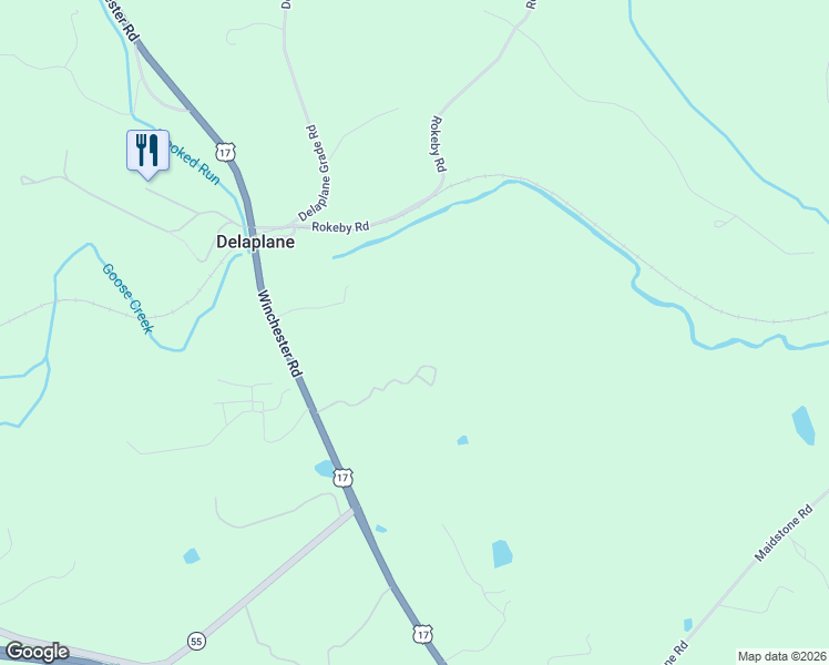 map of restaurants, bars, coffee shops, grocery stores, and more near 3151 Winchester Road in Delaplane