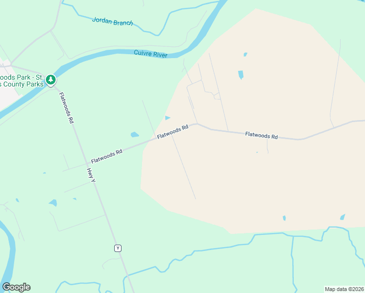 map of restaurants, bars, coffee shops, grocery stores, and more near 2140 Flatwoods Road in O'Fallon