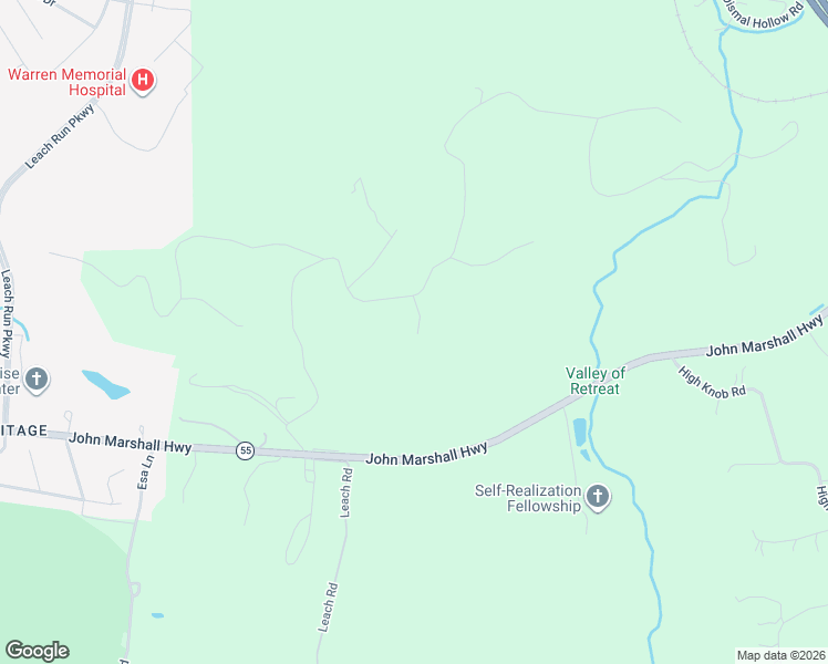 map of restaurants, bars, coffee shops, grocery stores, and more near 740 Hillandale Road in Front Royal