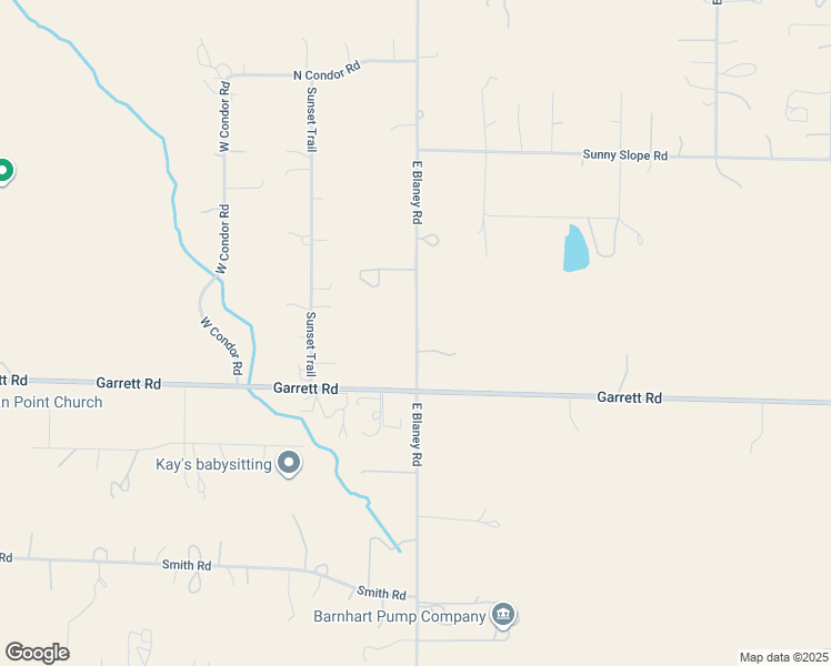 map of restaurants, bars, coffee shops, grocery stores, and more near 5620 East Blaney Road in Peyton