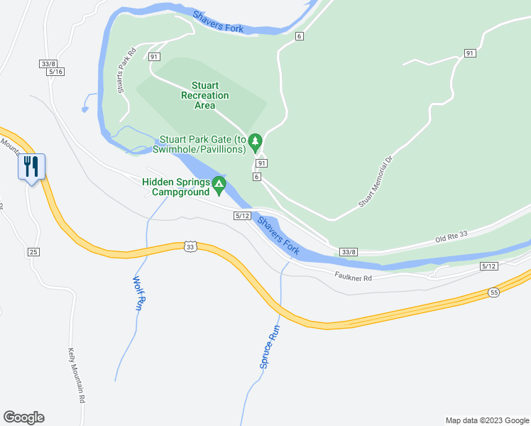 map of restaurants, bars, coffee shops, grocery stores, and more near 1806 Tunnel Mountain Road in Elkins