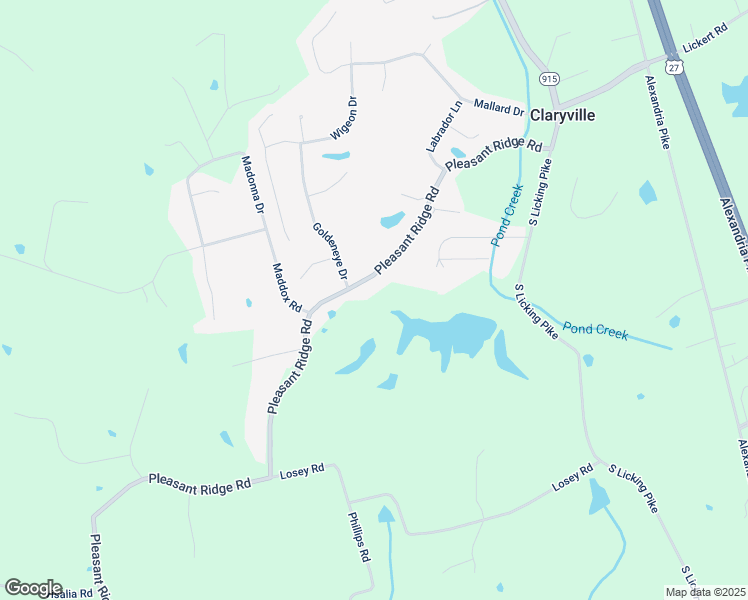 map of restaurants, bars, coffee shops, grocery stores, and more near 10449 Pleasant Ridge Road in Alexandria