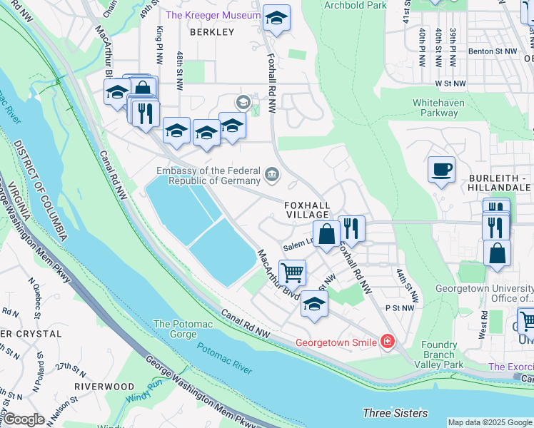 map of restaurants, bars, coffee shops, grocery stores, and more near 4659 Kenmore Drive Northwest in Washington