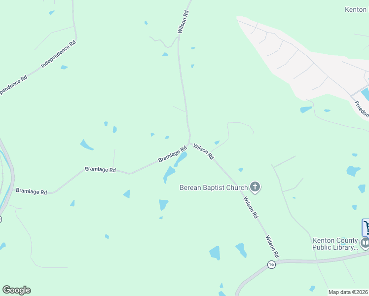 map of restaurants, bars, coffee shops, grocery stores, and more near 1488 Bramlage Road in Walton