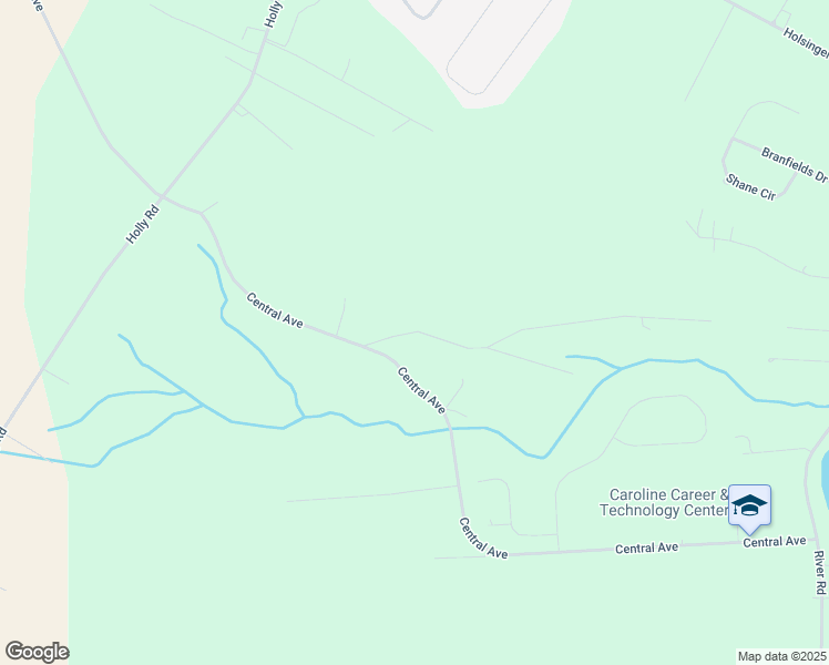 map of restaurants, bars, coffee shops, grocery stores, and more near 24451 Burnt Mill Road in Ridgely