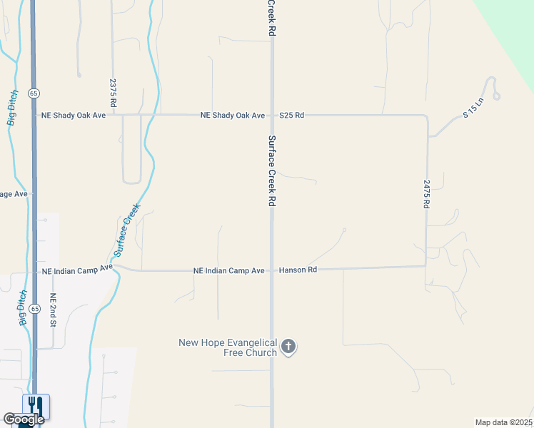 map of restaurants, bars, coffee shops, grocery stores, and more near 17943 Surface Creek Road in Cedaredge