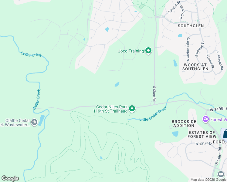 map of restaurants, bars, coffee shops, grocery stores, and more near 25250 West 119th Street in Olathe