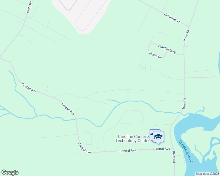 map of restaurants, bars, coffee shops, grocery stores, and more near 24511 Burnt Mill Road in Ridgely