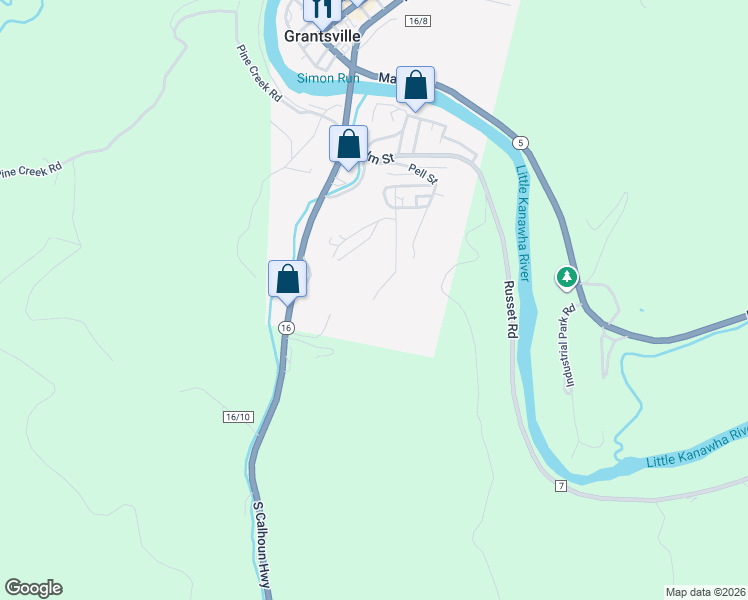 map of restaurants, bars, coffee shops, grocery stores, and more near 498 Hathaway St in Grantsville