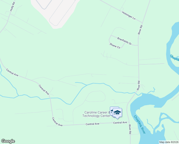 map of restaurants, bars, coffee shops, grocery stores, and more near 24743 Burnt Mill Road in Ridgely