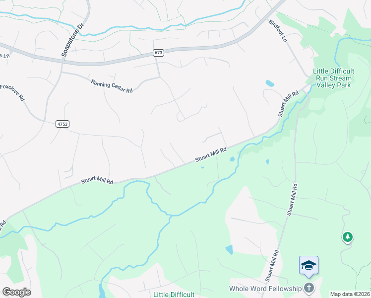 map of restaurants, bars, coffee shops, grocery stores, and more near 11214 Stuart Mill Road in Oakton