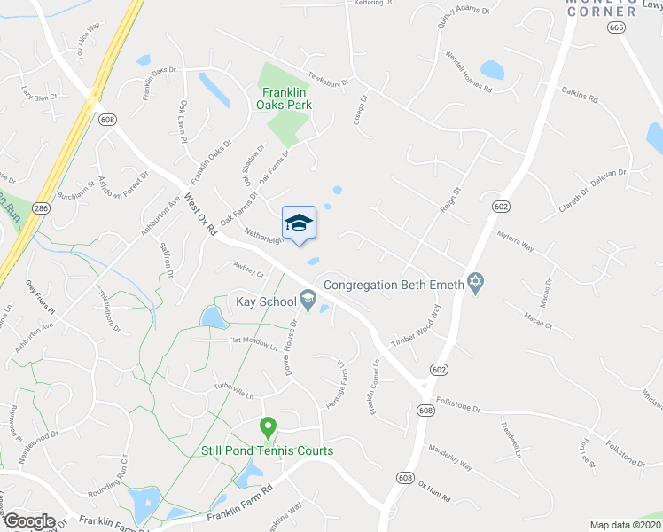 map of restaurants, bars, coffee shops, grocery stores, and more near 12622 Winter Wren Court in Herndon