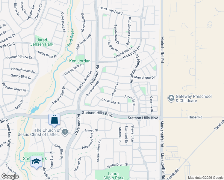 map of restaurants, bars, coffee shops, grocery stores, and more near 7367 Flathead Lake Drive in Colorado Springs
