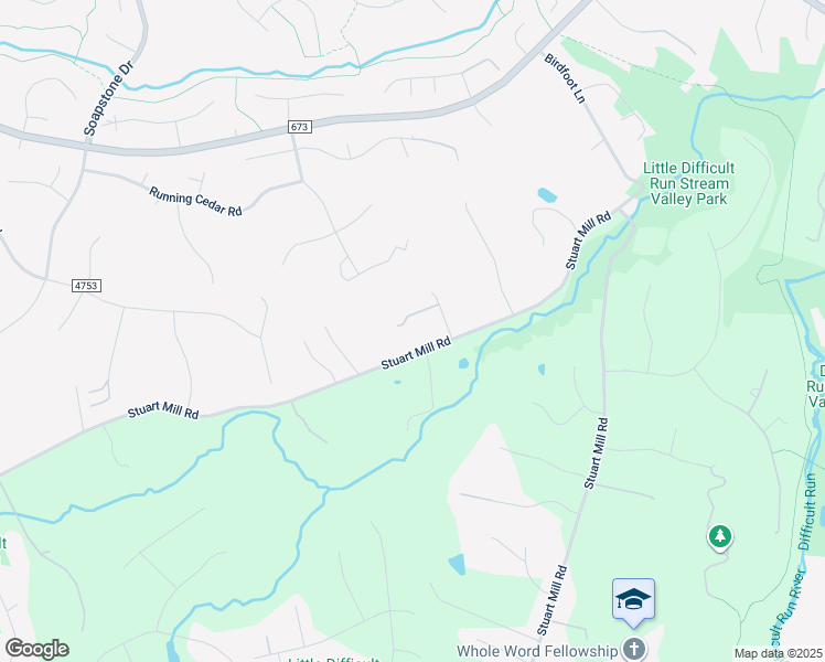 map of restaurants, bars, coffee shops, grocery stores, and more near 2506 Coulter Lane in Oakton