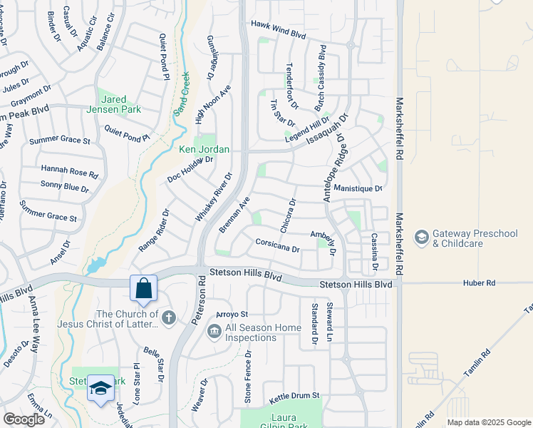 map of restaurants, bars, coffee shops, grocery stores, and more near 7331 Flathead Lake Drive in Colorado Springs