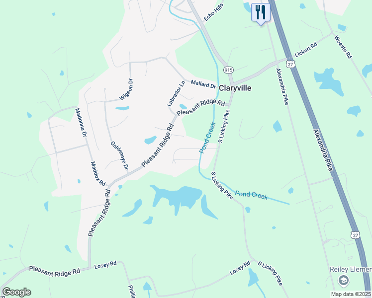 map of restaurants, bars, coffee shops, grocery stores, and more near 713 Terrace Court in Alexandria