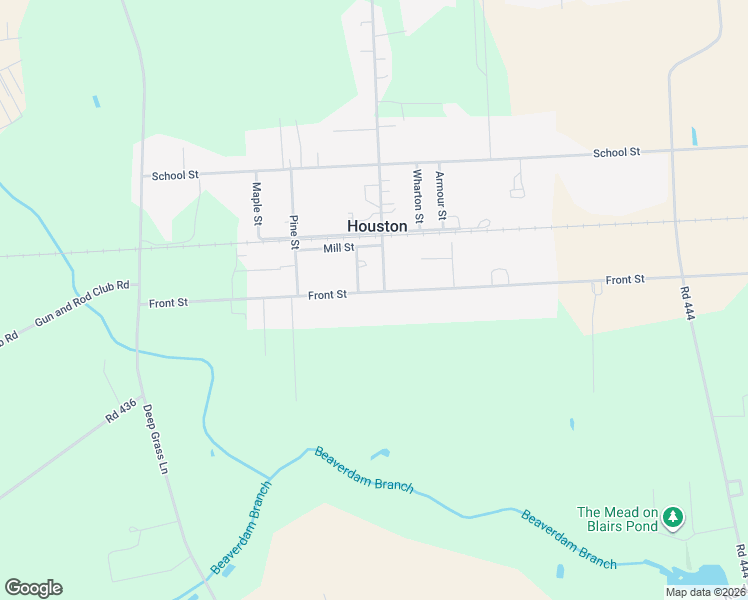 map of restaurants, bars, coffee shops, grocery stores, and more near 534 Front Street in Houston