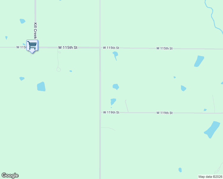 map of restaurants, bars, coffee shops, grocery stores, and more near 11755 South Waverly Street in Olathe
