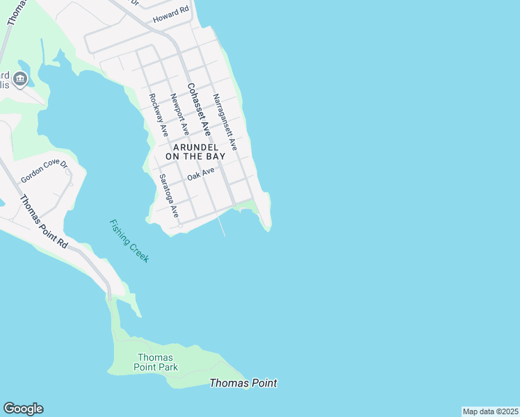 map of restaurants, bars, coffee shops, grocery stores, and more near 3561 Narragansett Ave in Annapolis