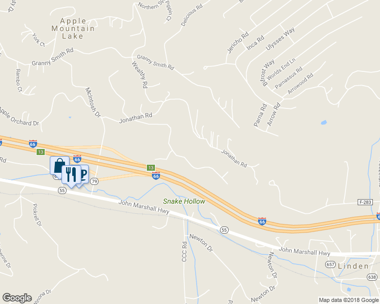 map of restaurants, bars, coffee shops, grocery stores, and more near 365 Golden Russet Drive in Linden