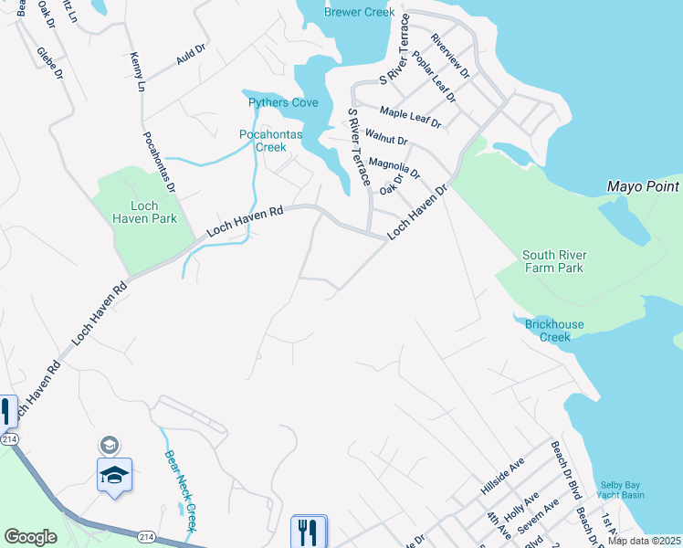 map of restaurants, bars, coffee shops, grocery stores, and more near 423 Plainview Avenue in Edgewater