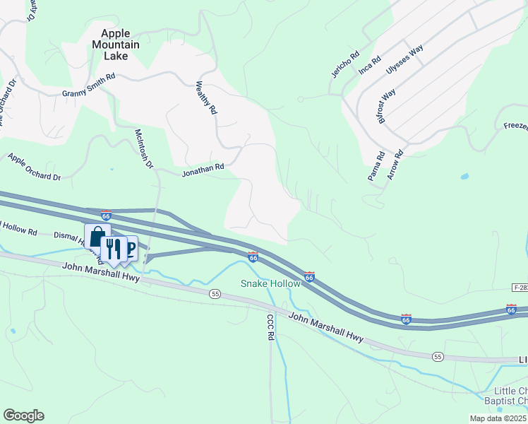 map of restaurants, bars, coffee shops, grocery stores, and more near 311 Golden Russet Drive in Linden