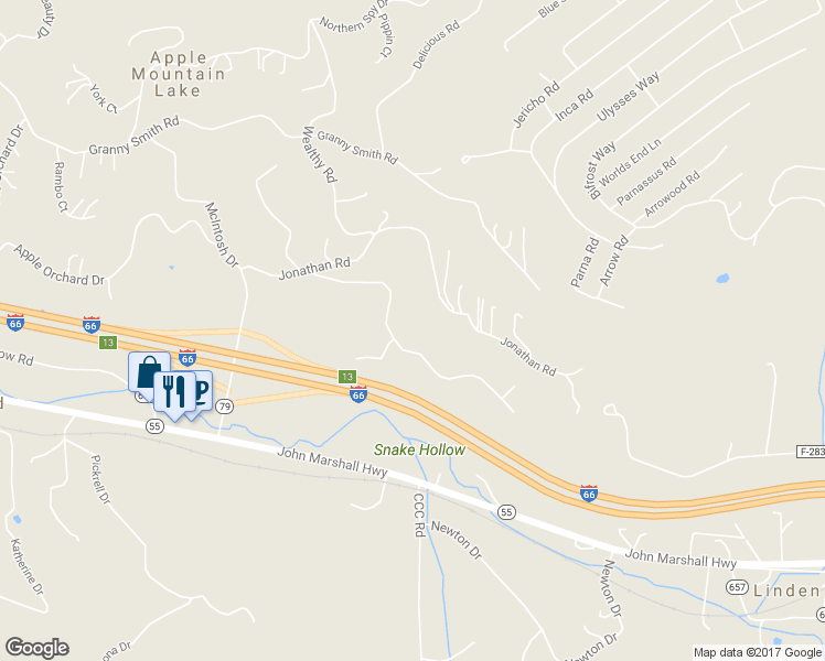 map of restaurants, bars, coffee shops, grocery stores, and more near 311 Golden Russet Drive in Linden