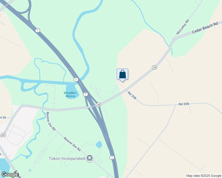 map of restaurants, bars, coffee shops, grocery stores, and more near 20201 Cedar Beach Road in Milford