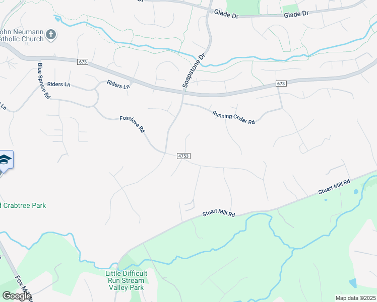 map of restaurants, bars, coffee shops, grocery stores, and more near 2519 Penny Royal Lane in Reston