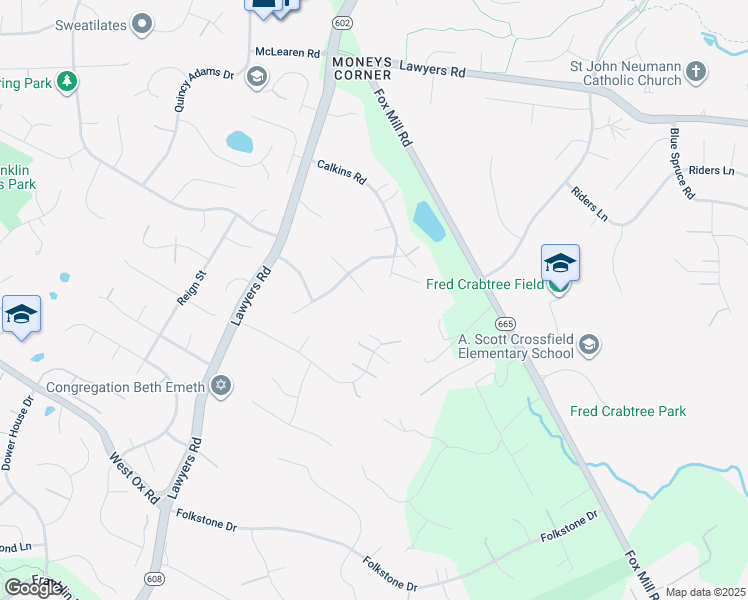 map of restaurants, bars, coffee shops, grocery stores, and more near 1313 Dolley Madison Boulevard in McLean