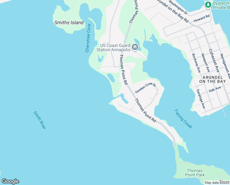 map of restaurants, bars, coffee shops, grocery stores, and more near 1208 Southbreeze Lane in Annapolis