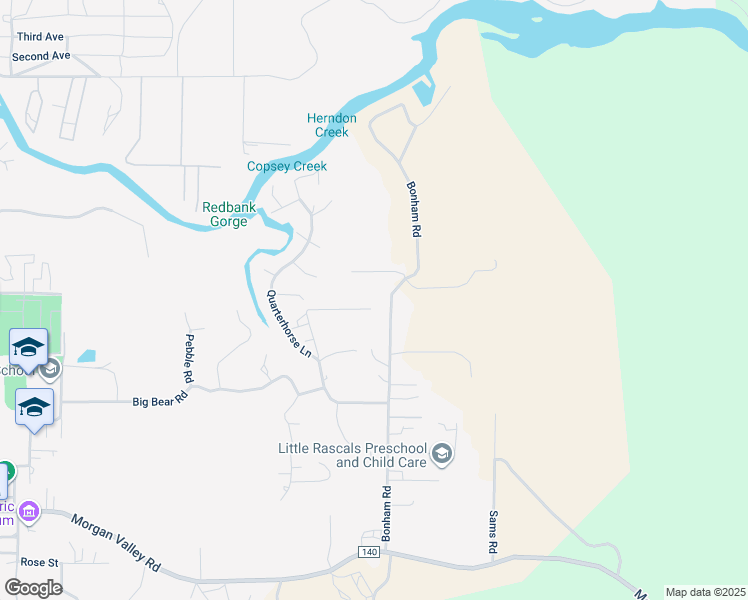 map of restaurants, bars, coffee shops, grocery stores, and more near 17224 Mustang Court in Lower Lake