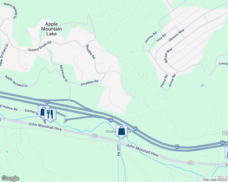map of restaurants, bars, coffee shops, grocery stores, and more near 197 Golden Russet Drive in Linden