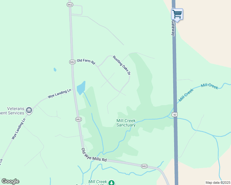 map of restaurants, bars, coffee shops, grocery stores, and more near 13366 Quiet Hollow Court in Wye Mills