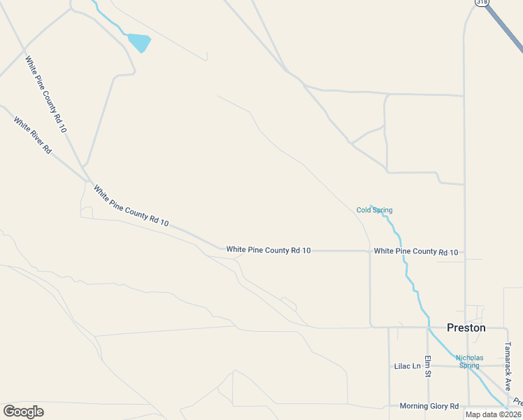 map of restaurants, bars, coffee shops, grocery stores, and more near White Pine County Road 10 in Ely