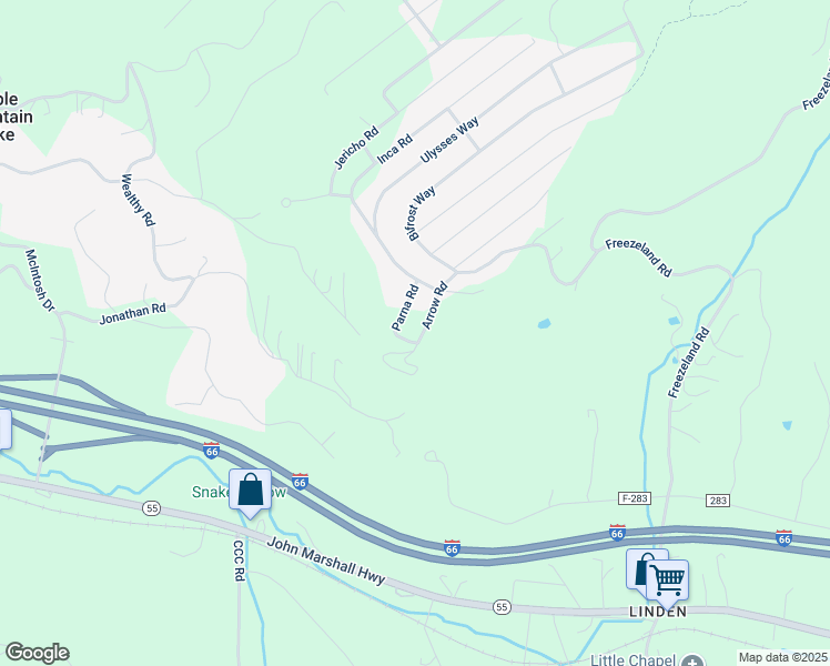 map of restaurants, bars, coffee shops, grocery stores, and more near 166 Arrow Road in Linden