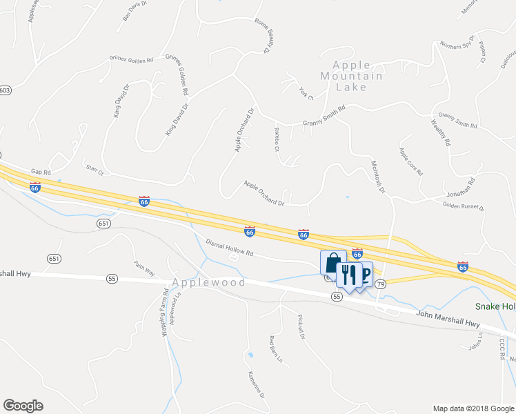 map of restaurants, bars, coffee shops, grocery stores, and more near 532 Apple Orchard Drive in Linden